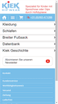 Mobile Screenshot of kiekhipwear.de