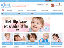 Tablet Screenshot of kiekhipwear.de